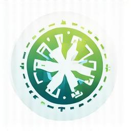 Circle image representing collaboration and innovation, showing connected gears and lightbulbs.